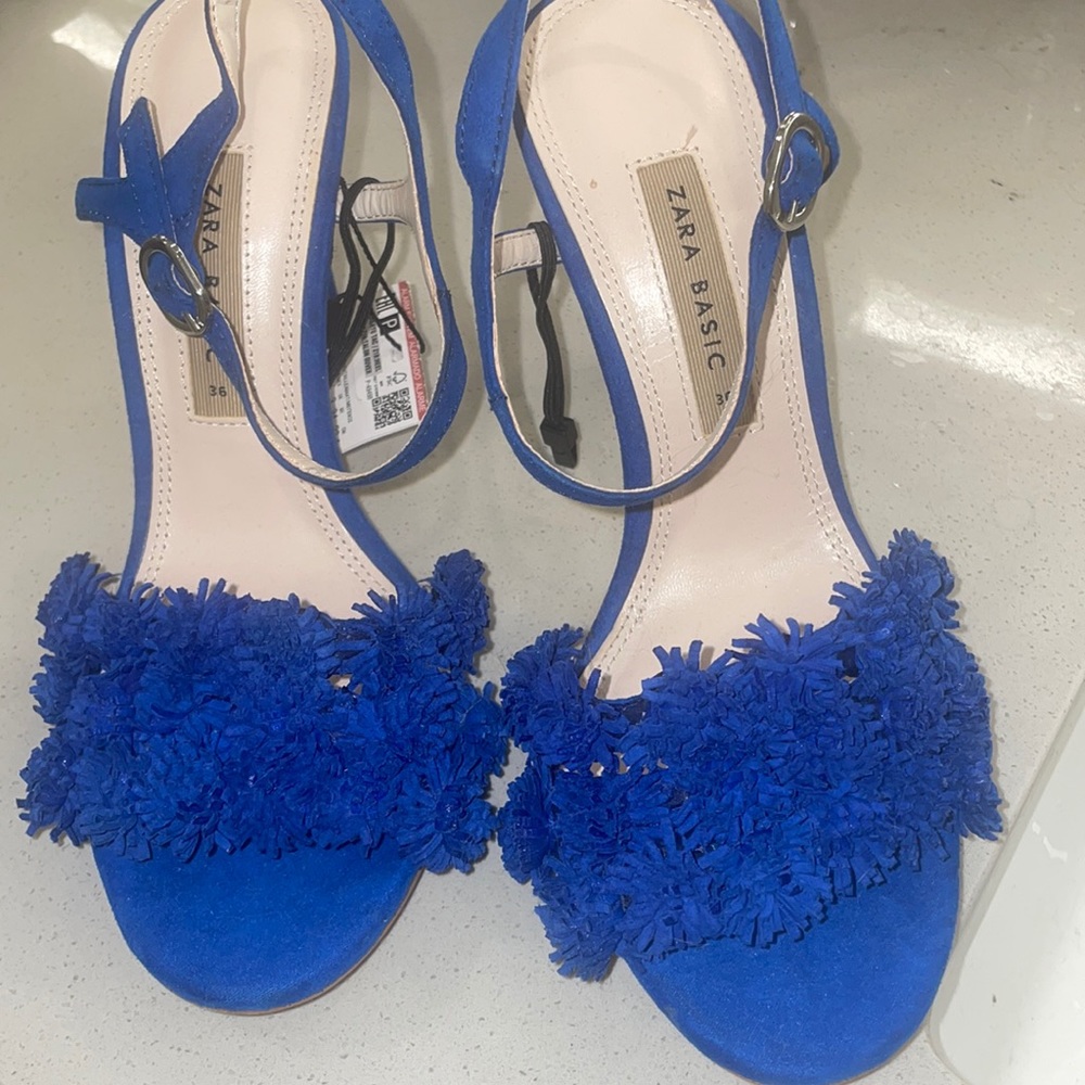 Zara’s royal blue heels